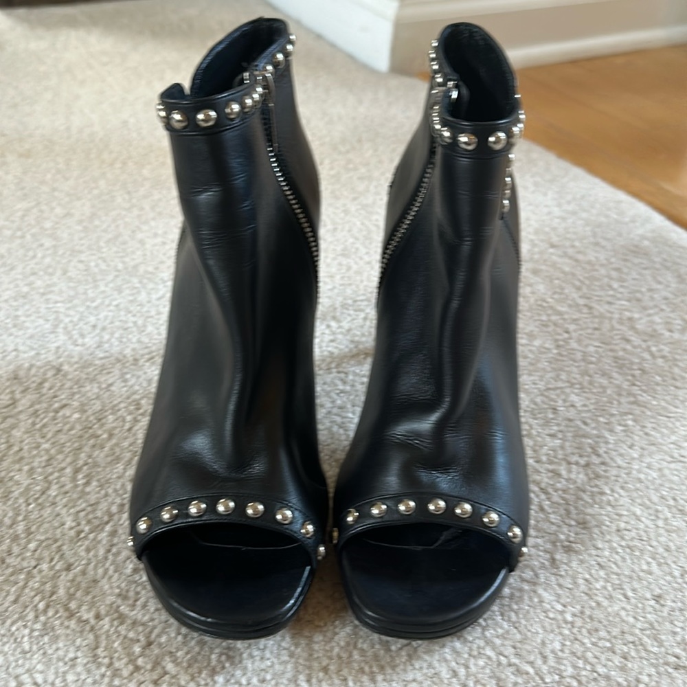 Saint Laurent peekaboo booties